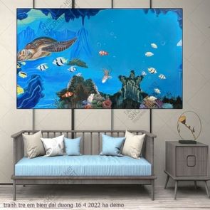 tranh tre em bien dai duong 16 4 2022 ha