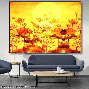 tranh truc chi hoa sen 15 9