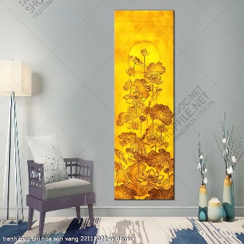 tranh truc chi hoa sen vang 22112022 vy