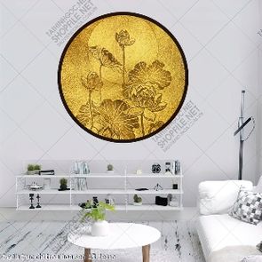 tranh truc chi tron hoa sen 13