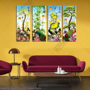 tranh tu quy 02 01 2022 duyen