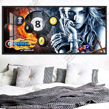 tranh billiard pool snooker bi a bi-a tranh tuong bida 04022023 h