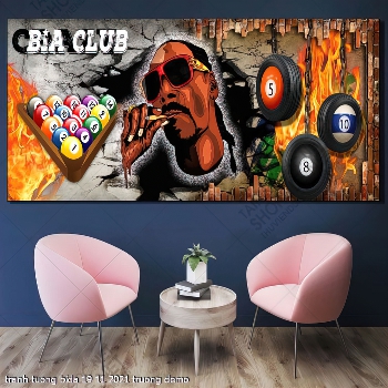 tranh billiard pool snooker bi a bi-a tranh tuong bida 19 11 2021 truong