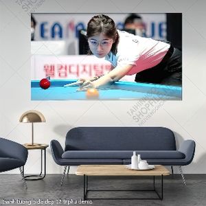 tranh billiard pool snooker bi a bi-a tranh tuong bida dep 12 9 phu