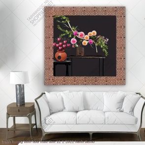 tranh tuong binh hoa mau don 12 2 2022 hanh