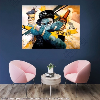 tranh tuong ca phe quan nhau bia nha hang bbq 17 10 2022 ho