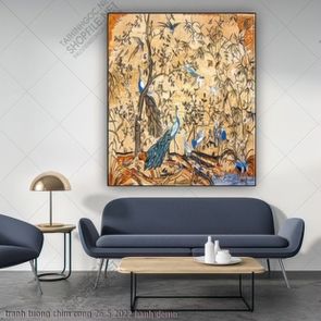 tranh tuong chim cong 26 5 2022 hanh