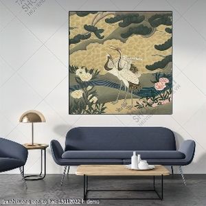 tranh hoa mau don tuong con co hac 15112022 h