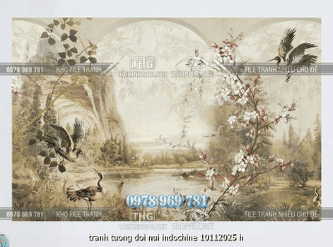 tranh tuong doi nui indochine 10112025 h