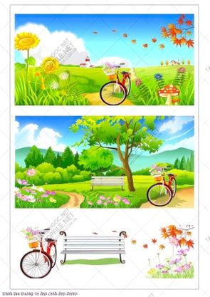 tranh tuu truong xe dap canh dep