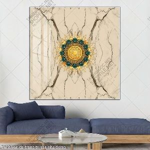 tranh van da trang tri san nha