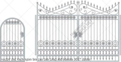 vector cnc vach ngan lan can cua cong sat plasma 0017