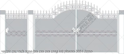 vector cnc vach ngan lan can cua cong sat plasma 0084