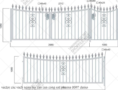 vector cnc vach ngan lan can cua cong sat plasma 0097 vector cnc vach ngan lan can cua cong sat plasma 0097