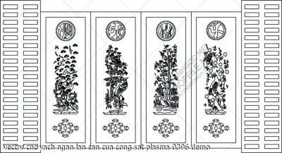 vector cnc vach ngan lan can cua cong sat plasma 0396