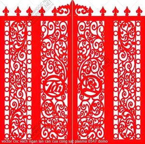 vector cnc vach ngan lan can cua cong sat plasma 0547