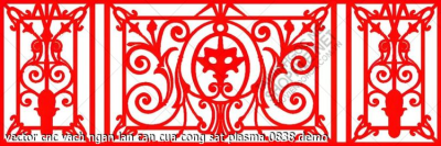 vector cnc vach ngan lan can cua cong sat plasma 0838