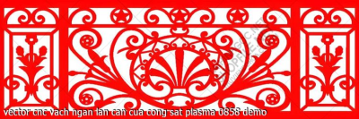 vector cnc vach ngan lan can cua cong sat plasma 0858