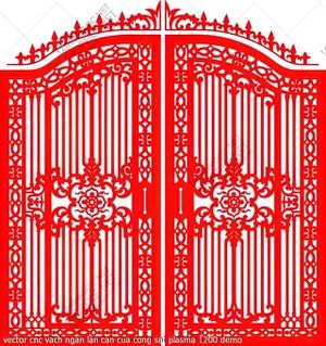 vector cnc vach ngan lan can cua cong sat plasma 1200