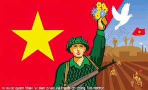 vi nuoc quen than vi dan phuc vu tranh co dong file vector